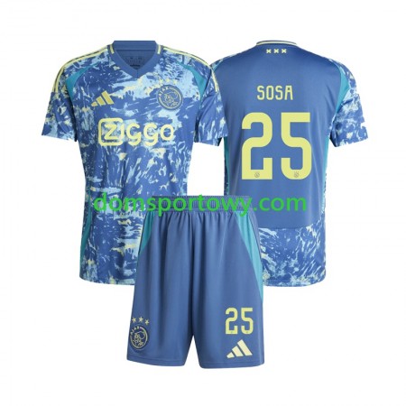 Koszulka Ajax Amsterdam Wout Weghorst 25 Dziecięcy Wyjazdowe Koszulki Piłkarskie 2024-2025 Krótki Rękaw